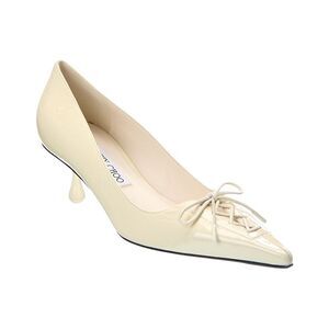 Jimmy Choo Scarlet 50 Patent Pump, White